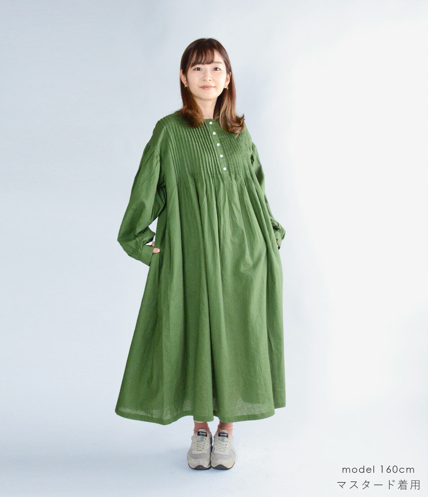 楽天市場】【新作 New】リネンコットン ボリュームロングワンピース