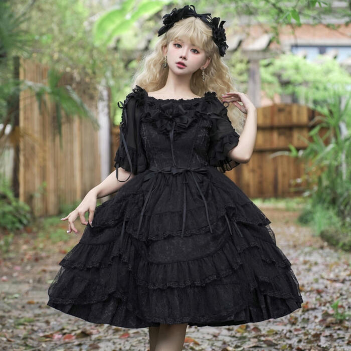 楽天市場】新作 ロリータ ゴスロリ ジャンパースカート ワンピース