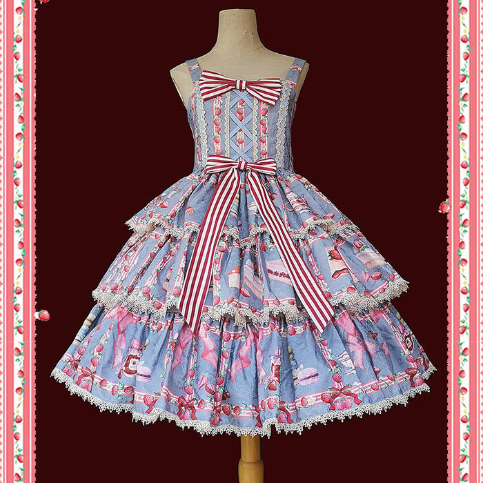 楽天市場】Lolita ロリータ ジャンパースカート ワンピース ドレス