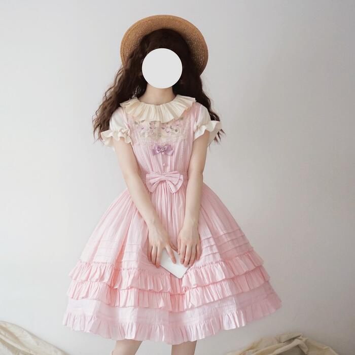 楽天市場】ロリータ ジャンパースカート 春夏 新作 森ガール