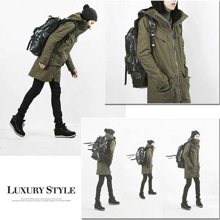 楽天市場】モッズコート メンズ 裏ボア ロング ジャケット 黒 ブラック