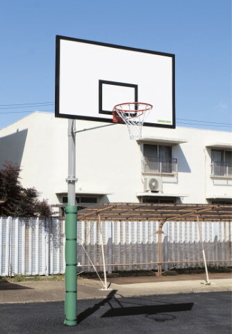 楽天市場】三和体育 バスケットゴール 単柱式 一般用 標準仕様 学校