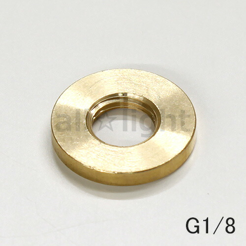 楽天市場】☆ G1/8(PF1/8)リングナット 真鍮製 G1/8 BRASS RING NUT