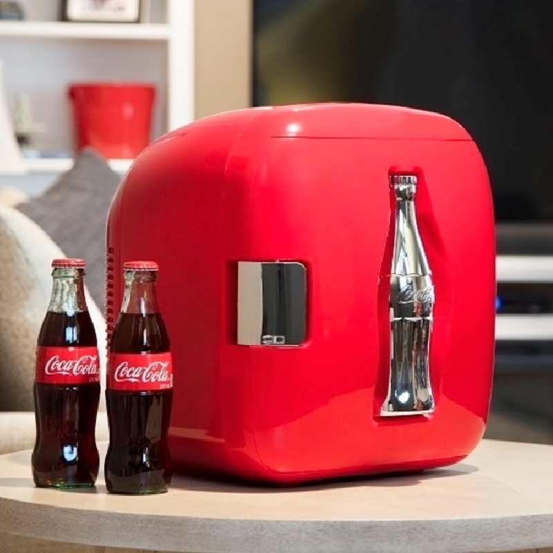 楽天市場】コカコーラ ボトルデザイン キューブクーラー ミニ冷蔵庫