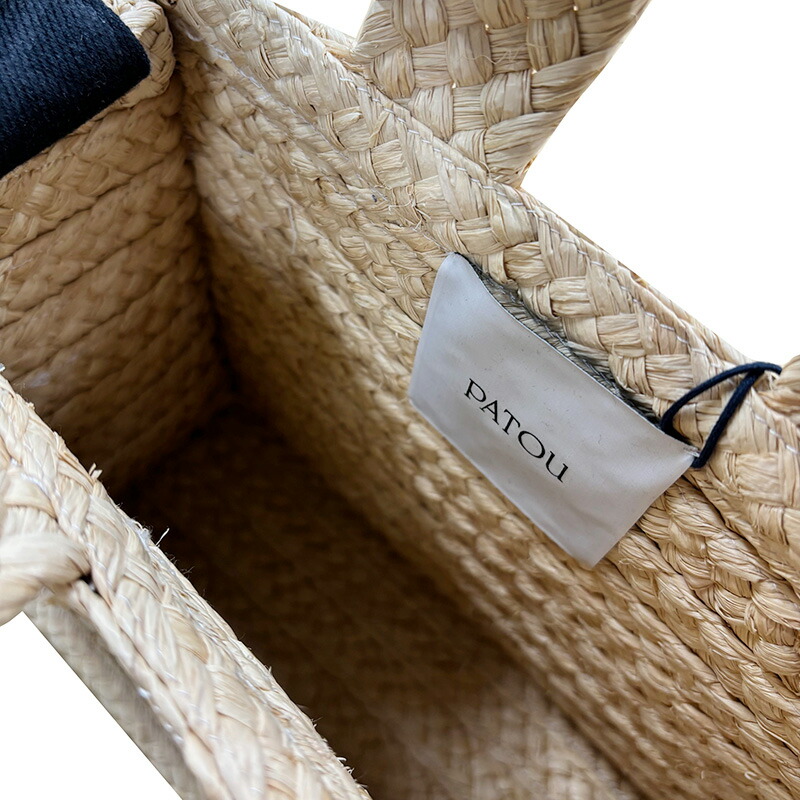 楽天市場】PATOU パトゥ AC0440140 ラフィア スモール JP トートバッグ