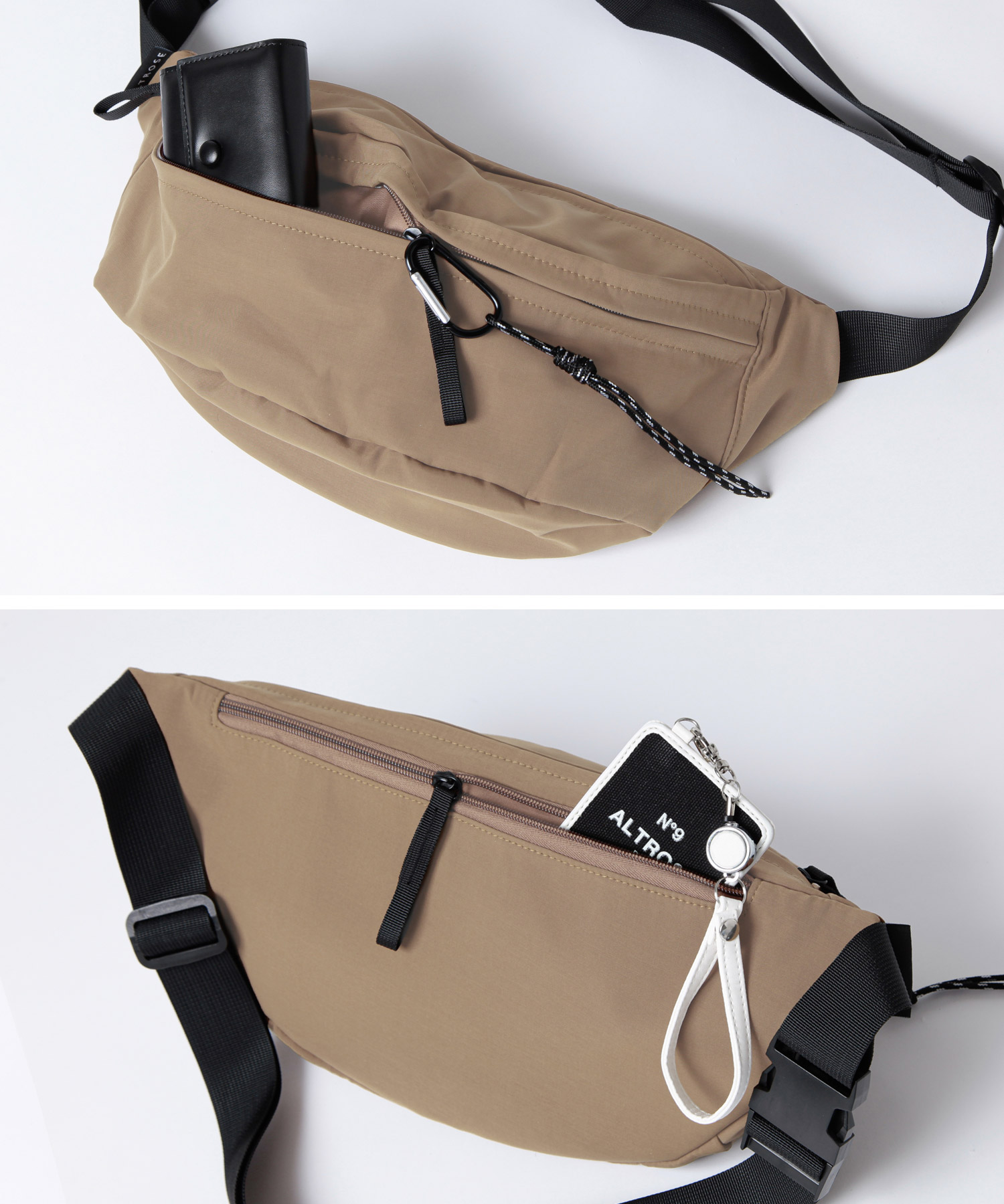 楽天市場】ボディバッグ ウエストバッグ 斜めがけ 大容量 大きい 軽い