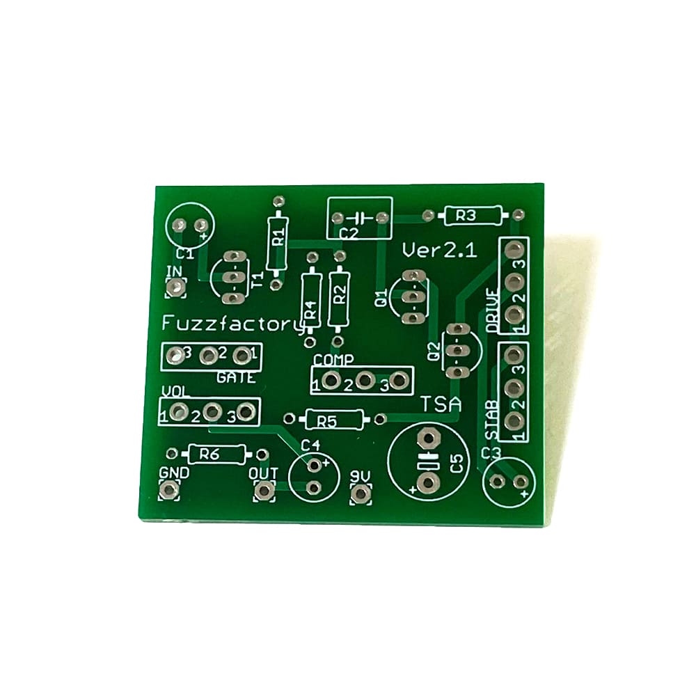 楽天市場】Z.vex Fuzz Factory風 ファズエフェクター自作用基板 メール