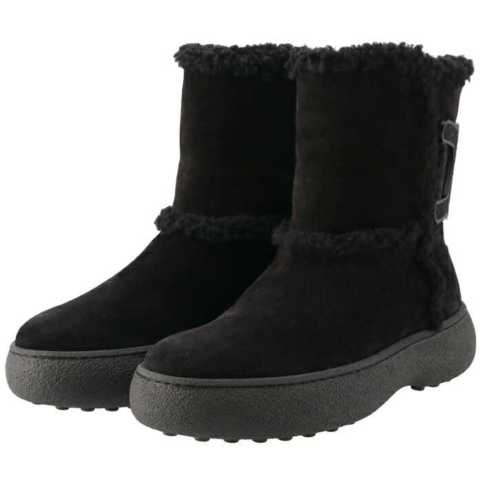 楽天市場】トッズ TOD'S ムートンブーツ KATE ロゴチェーン ケイト