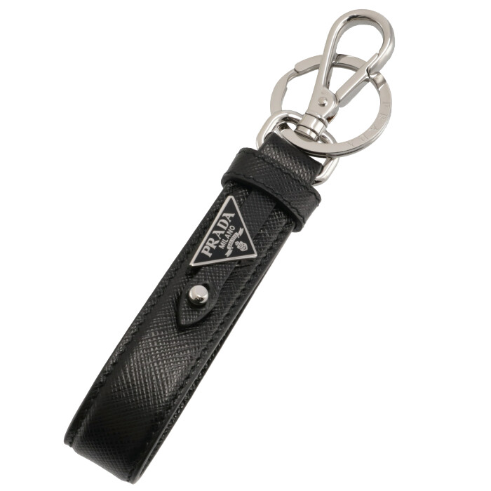 楽天市場】プラダ PRADA メンズ キーホルダー キーリング サフィアーノ