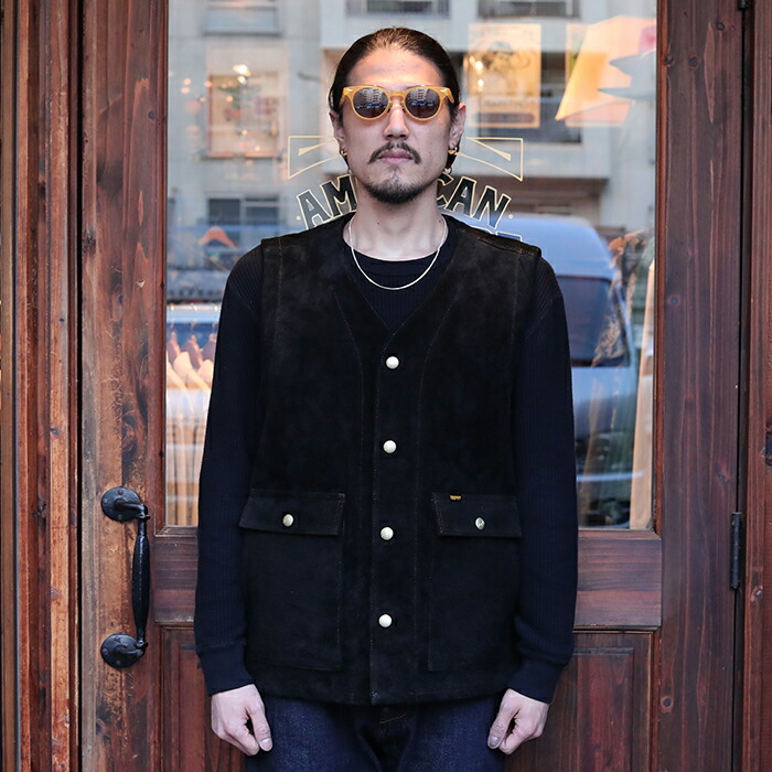 トロフィークロージング ランチャー ステアハイド スエード ベスト 40