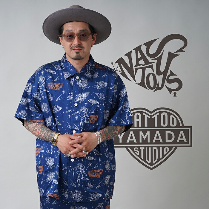 楽天市場】NT × TATTOO STUDIO YAMADA「GALAXY TATTOO FLASH OVER S/S