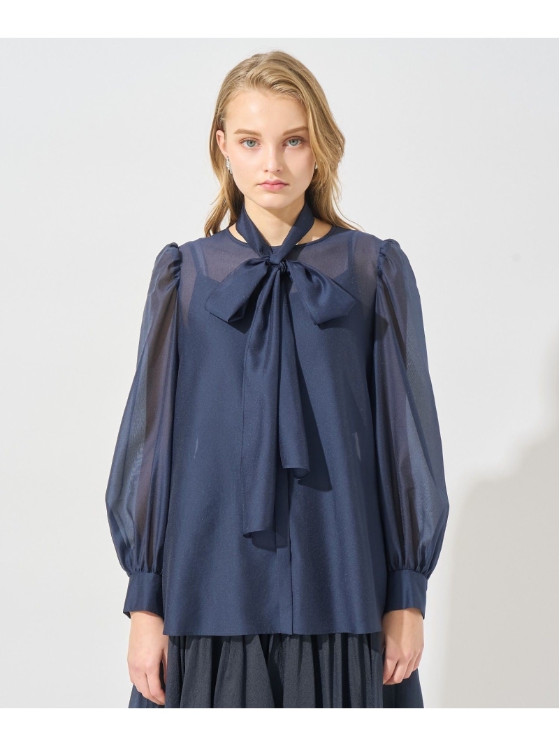 楽天市場】【Eternal Line 2025】シアーオーガンジーボウタイ ブラウス