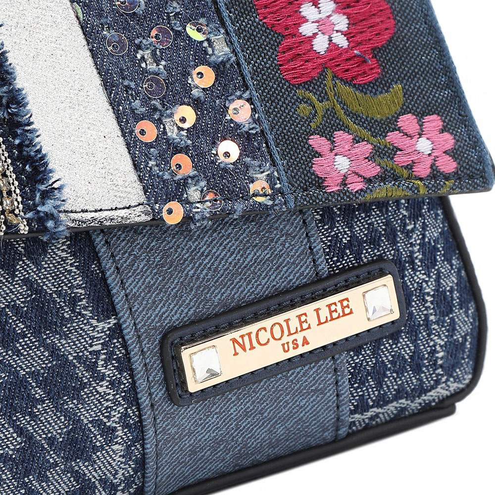 楽天市場】数量限定 NICOLE LEE ニコールリー JS17044 パッチフラワー