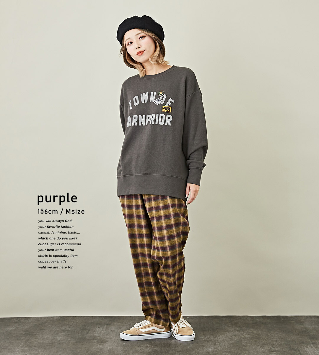 楽天市場】チェックパンツ / cube sugar evo. (キューブシュガーエボ