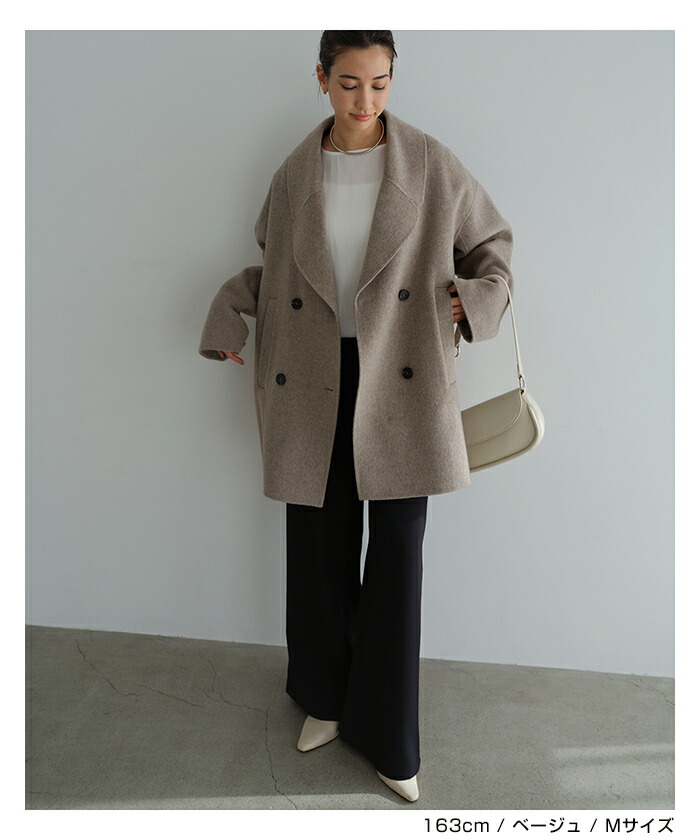 楽天市場】evernavy エバーネイビー リバー ピーコート レディース