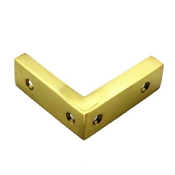 楽天市場】コーナー金具 真鍮 ノブ 引き出し 真鍮磨き仕上げ : 真鍮