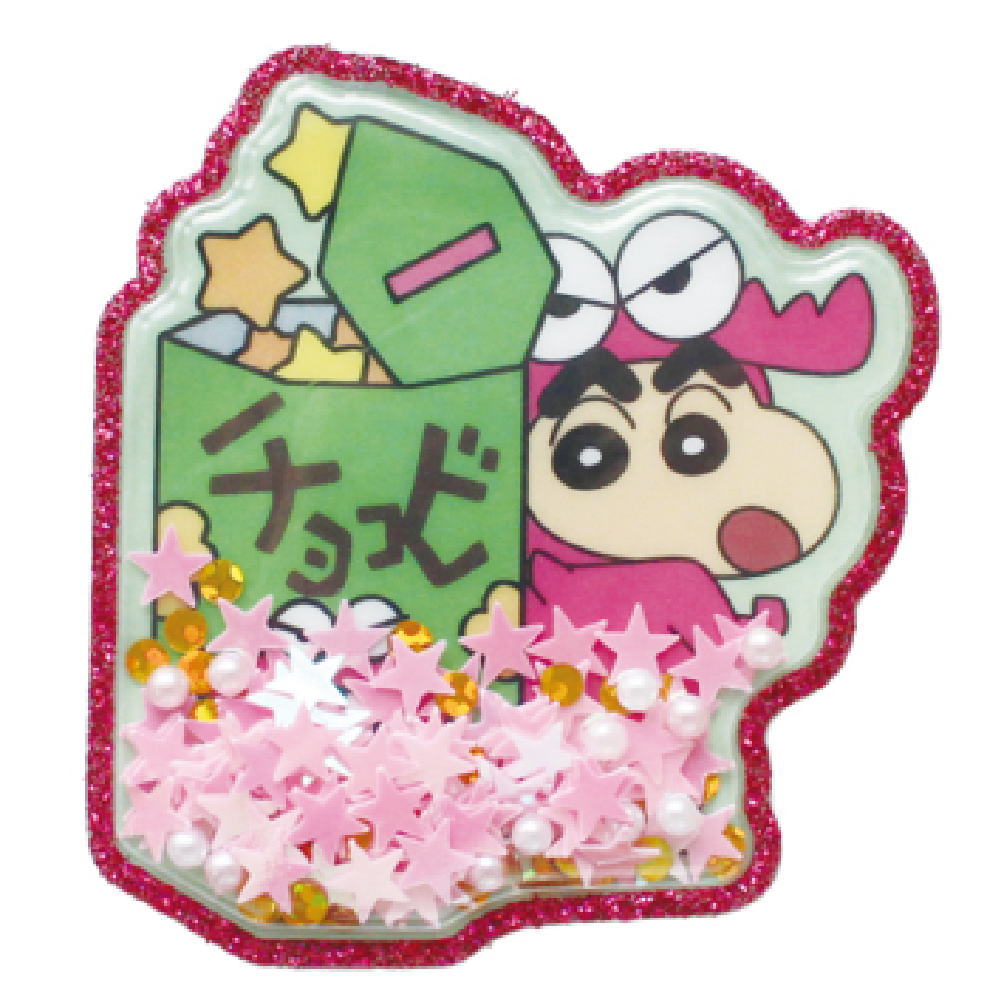 楽天市場】【クレヨンしんちゃん】ビッグキラキラシェイカーステッカー