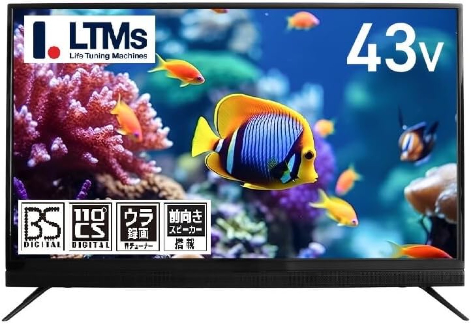 TEES 43V型HDR搭載4K液晶テレビ LE-432T4KT-BK 未使用品 TEES 43V型HDR