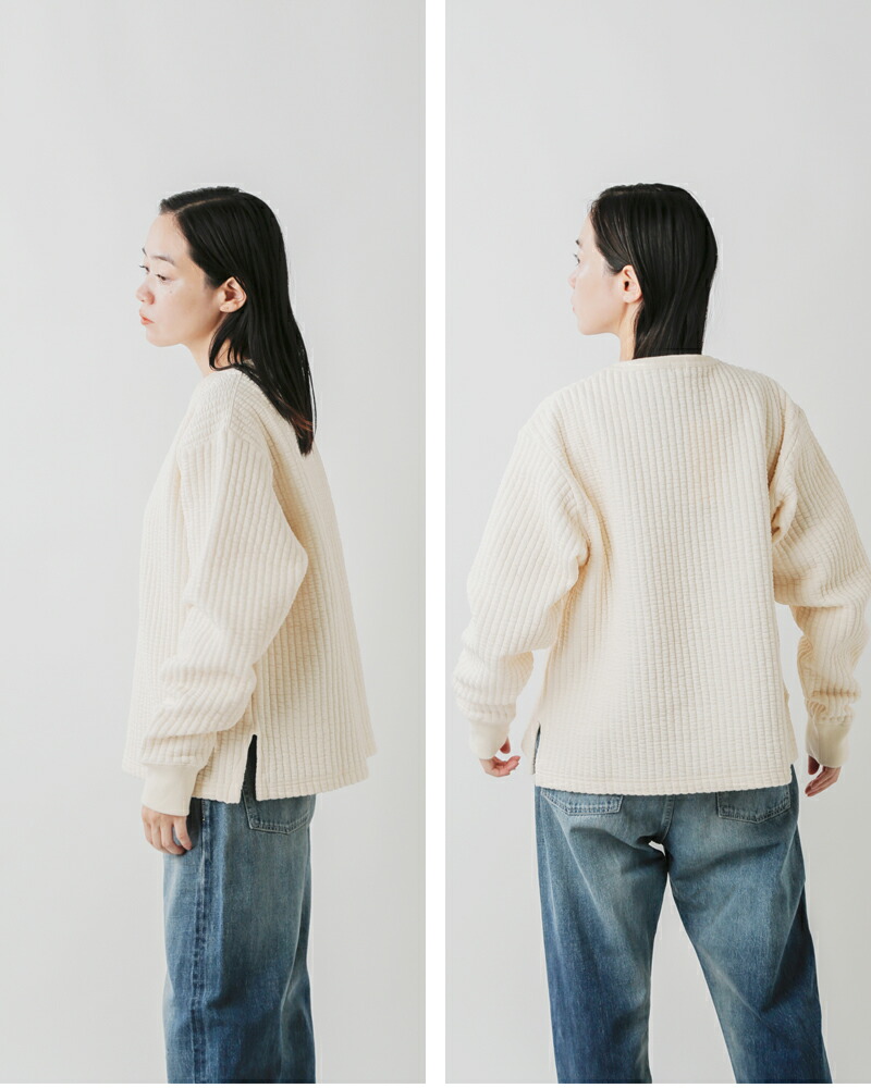 楽天市場】chimala チマラ ブリスター キルト クルーネック プル