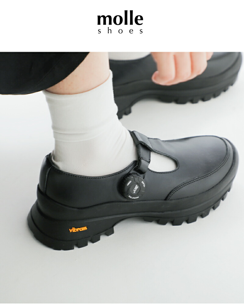 楽天市場】molle shoes モールシューズ 撥水 カウレザー Tストラップ