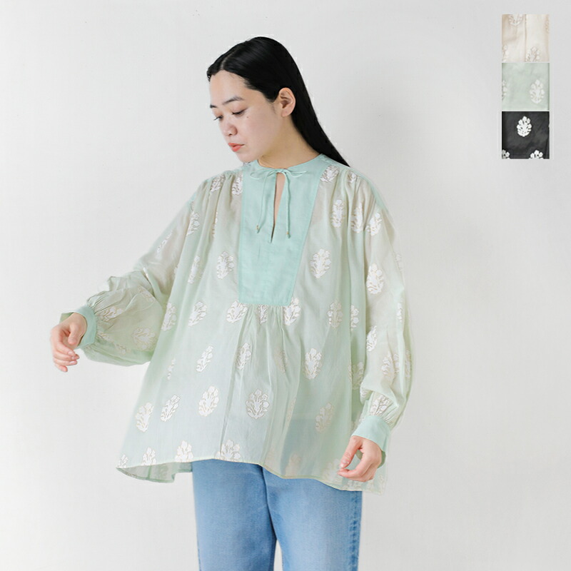 楽天市場】ne Quittez pas ヌキテパ コットン ボイル セダム フォイル