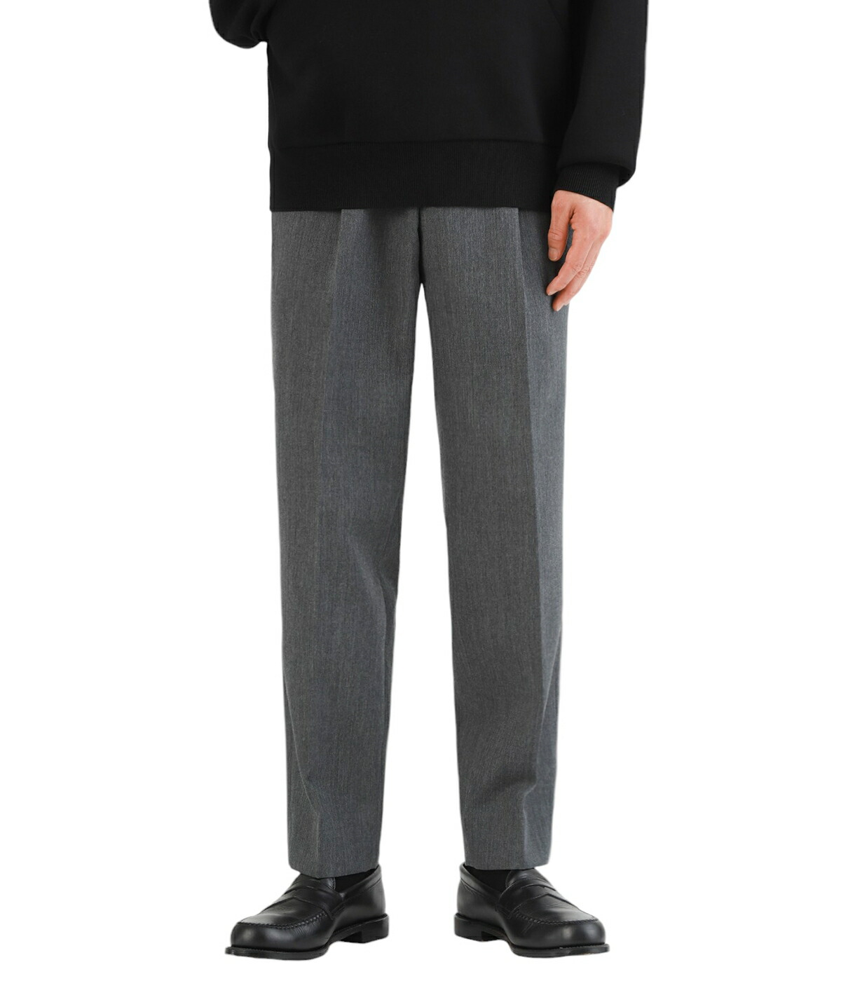 楽天市場】[送料無料]CABaN : ウールギャバジン 1タックテーパード