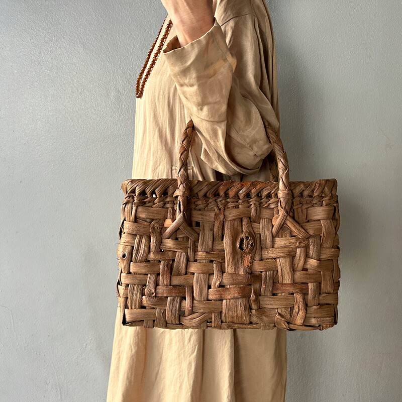 楽天市場】新入荷 山葡萄かごバッグ 太網代（中）ラッピング不可 YB