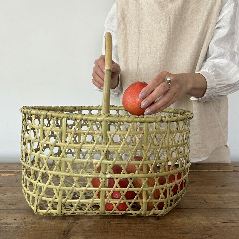 楽天市場】入荷しました 松野屋 青森 根曲竹りんごかご大 日本製