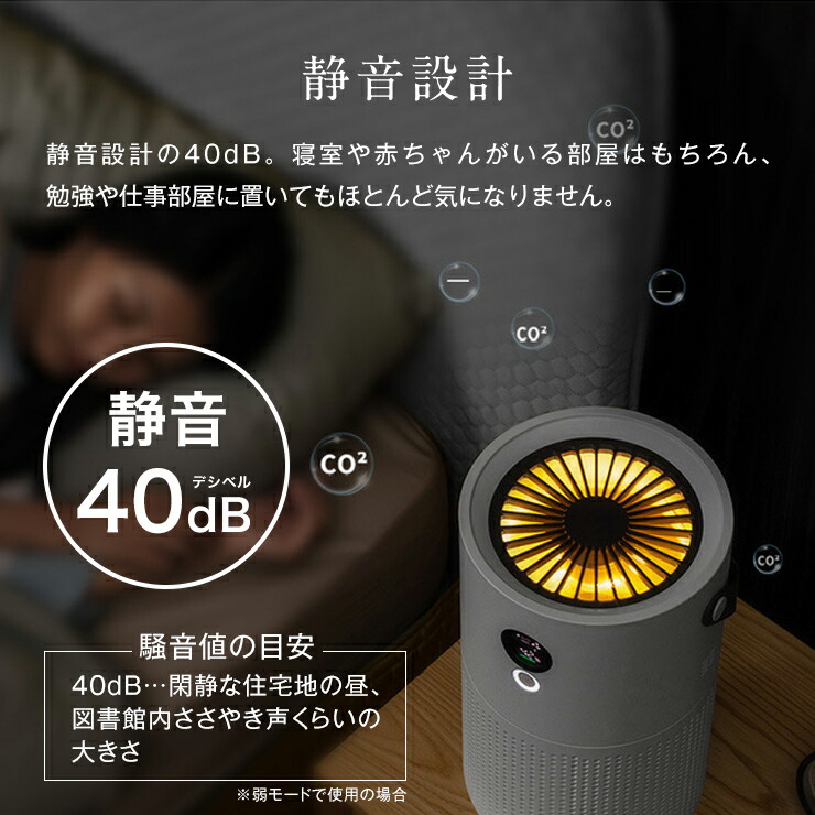 楽天市場】空気清浄機 ポータブル 小型 HEPAフィルター 持ち運び