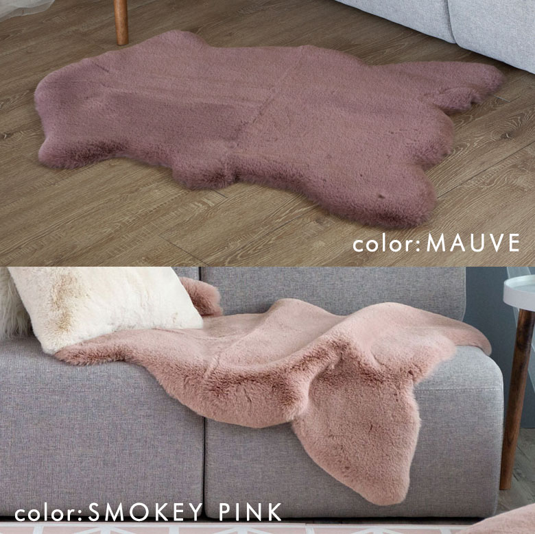 楽天市場】ラグ ラグマット 約70×100cm フェイクファー ムートン風ラグ