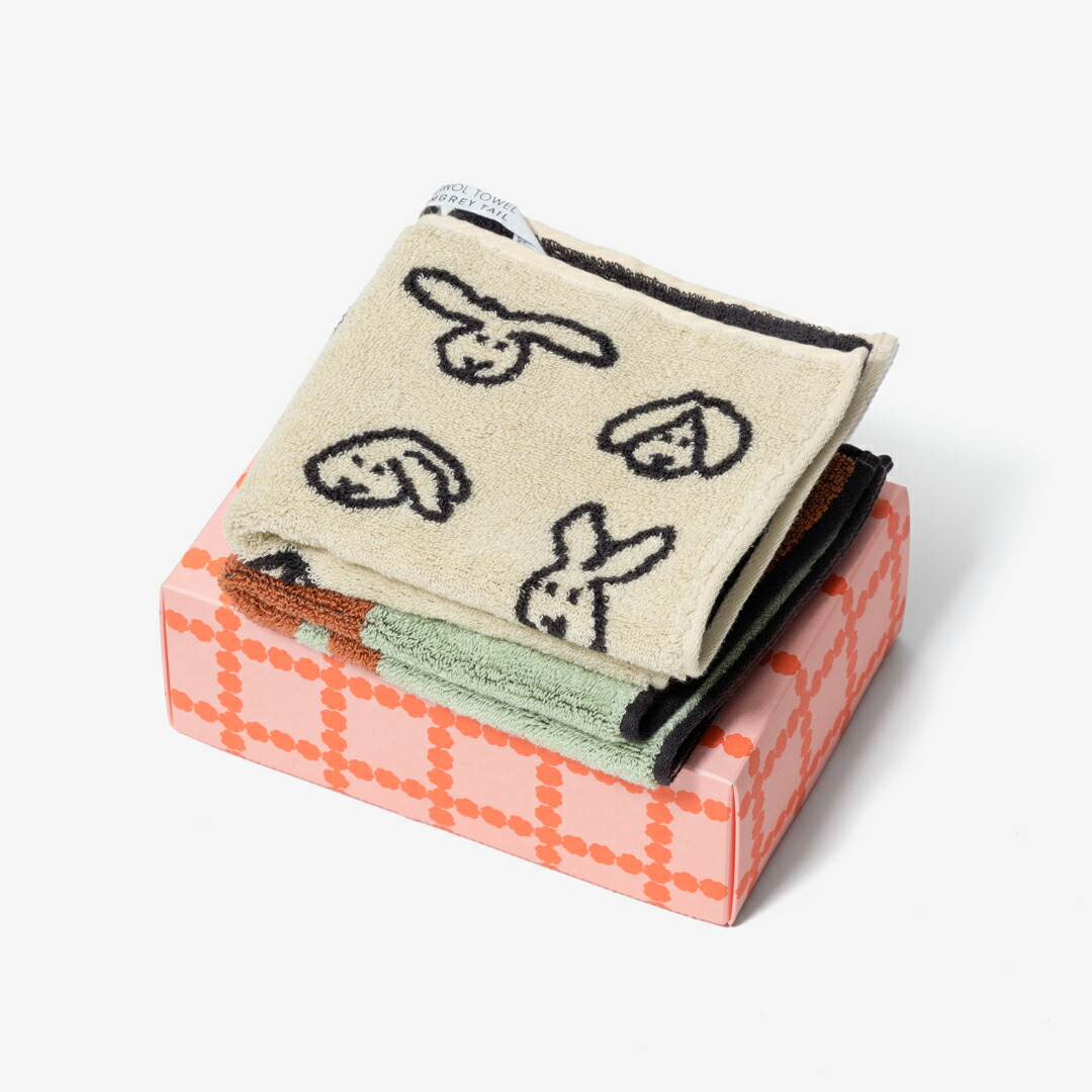 楽天市場】WARMGREYTAIL BUNNY BUNNY HAND TOWEL CREAM 韓国 ブランド