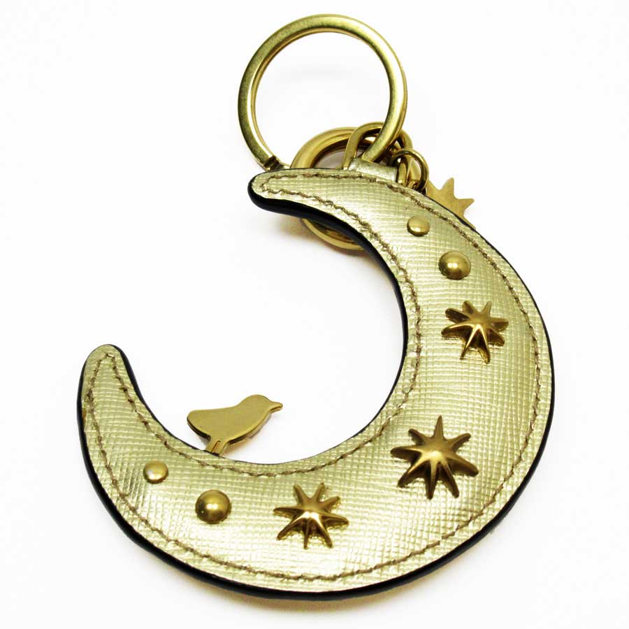 楽天市場】プラダ PRADA キーホルダー チャーム 月 ゴールド