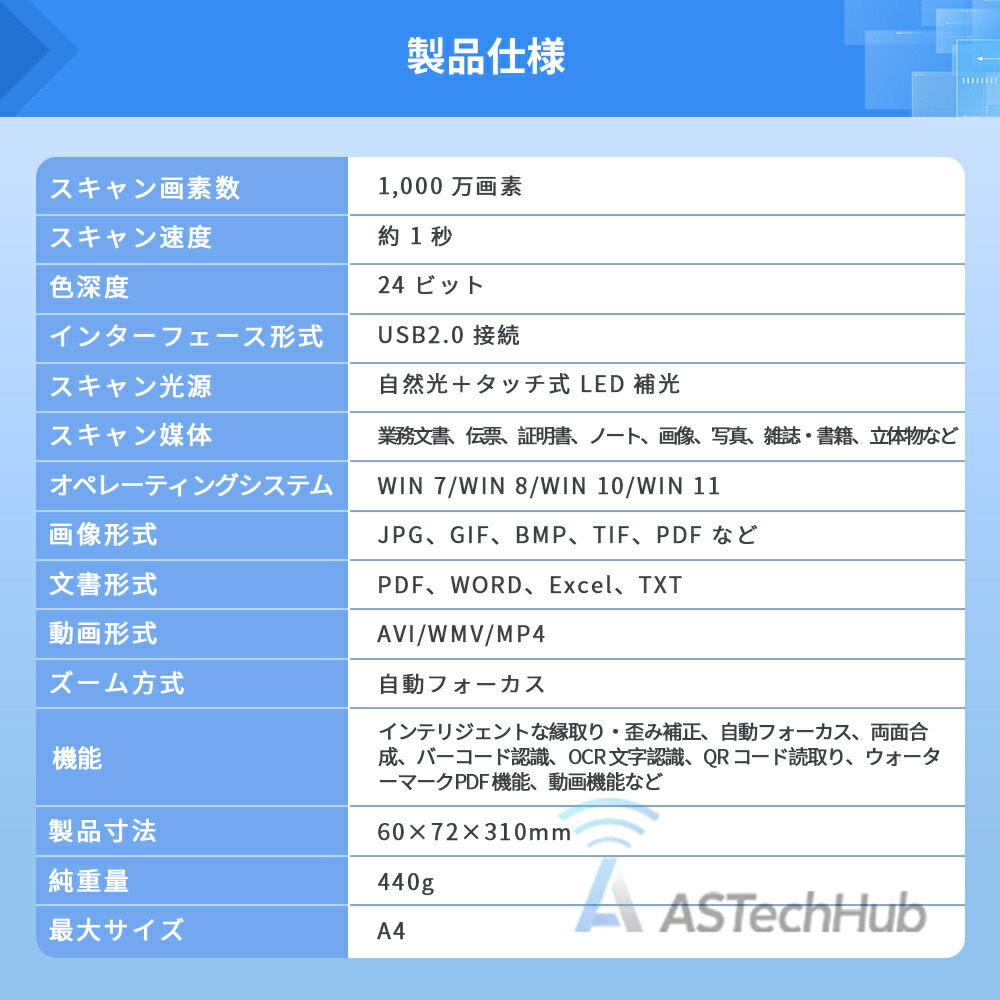 楽天市場】スキャナー ドキュメントスキャナー PDF変換 非破壊 書画