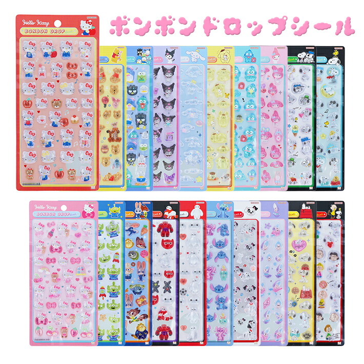 楽天市場】サンスター文具 ボンボンドロップシール [M便 1/6