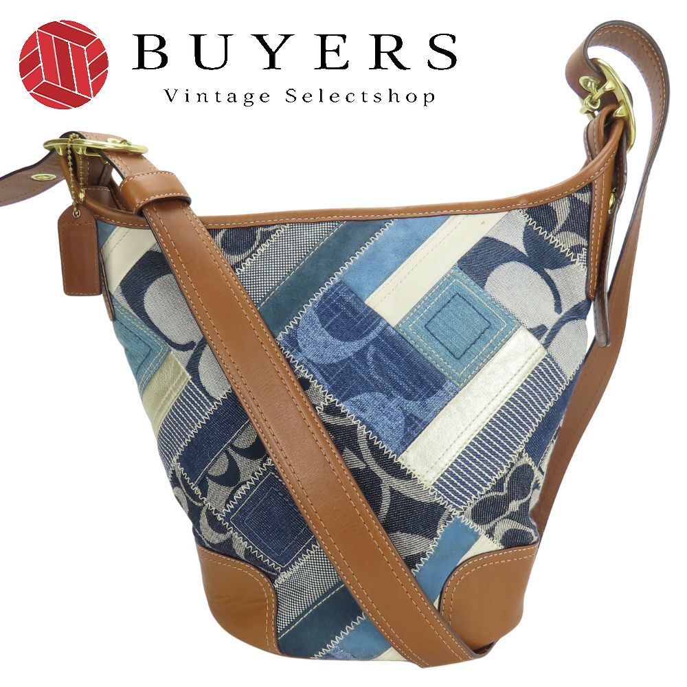 楽天市場】コーチ パッチワーク ショルダー（カラーブルー）（バッグ