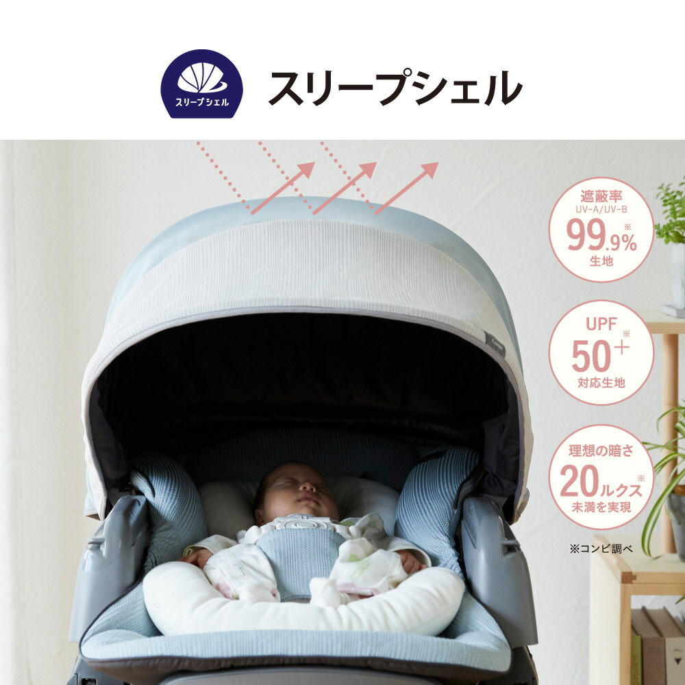 楽天市場】コンビ ネムリラ AUTO SWING BEDi Long スリープシェルEG