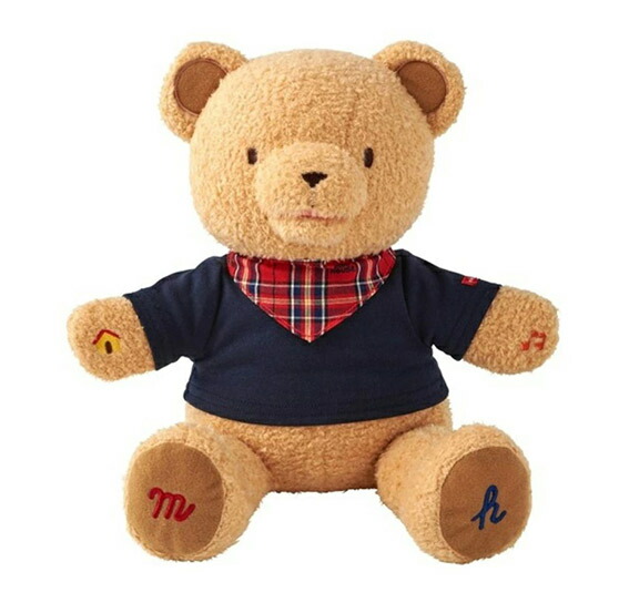 楽天市場】ミキハウス おしゃべりベア【16-1663-689】くま ぬいぐるみ