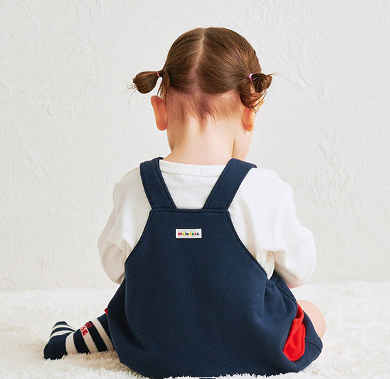 楽天市場】ミキハウス ロンパース フリー(80-90cm)【10-1511-687