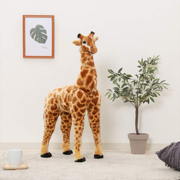 楽天市場】ｷﾘﾝ 5442-36(82469) 不二貿易 座れるぬいぐるみ アニマル