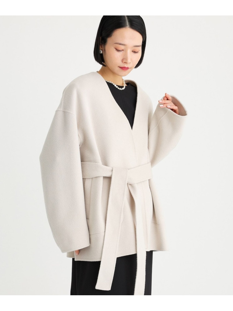 楽天市場】【SALE／60%OFF】リバーノーカラーコート BABYLONE バビロン