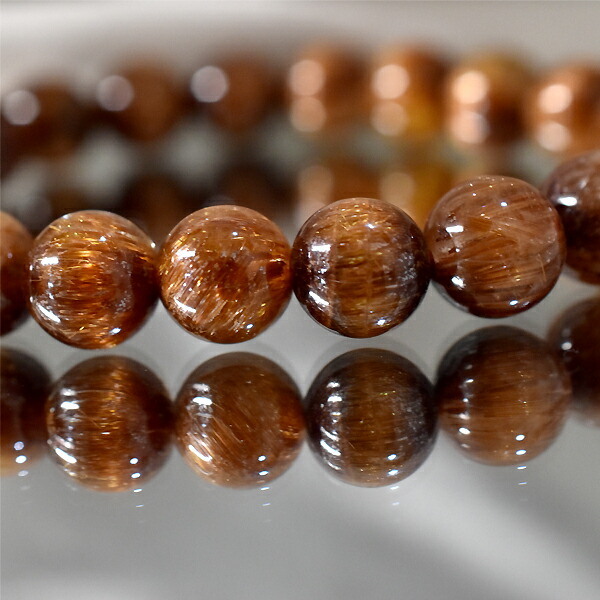 楽天市場】オレンジキャッツアイルチルクォーツ 9ミリ 内周約16センチ