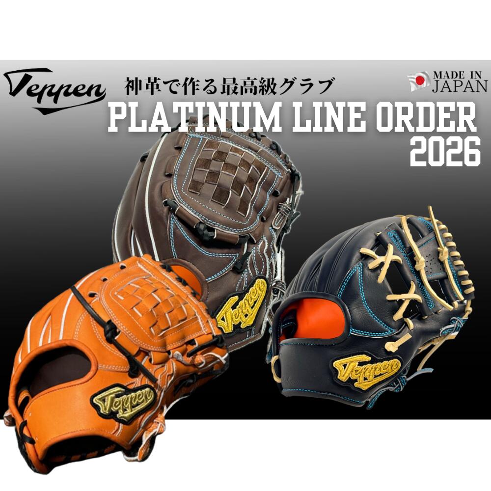 楽天市場】2026年 野球 てっぺん Teppen グローブ 硬式 オーダー