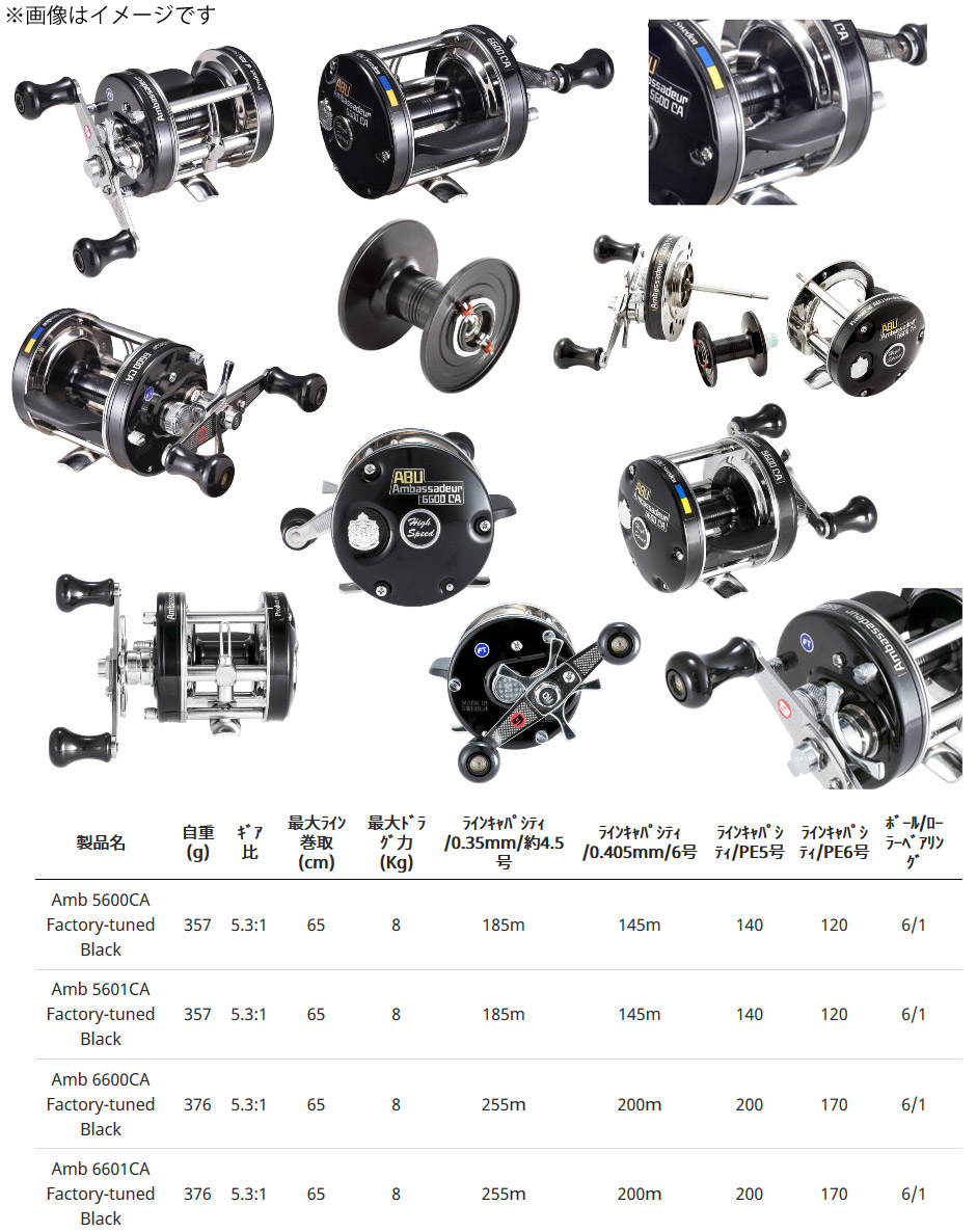 楽天市場】○アブガルシア Abu アンバサダー 5601CA ファクトリー