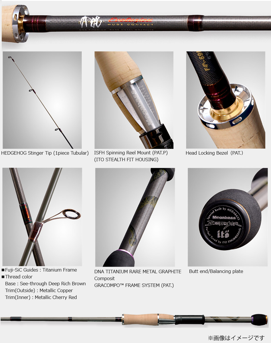 楽天市場】○メガバス ヘッジホッグ エヴォルジオン F4st-69RSDti