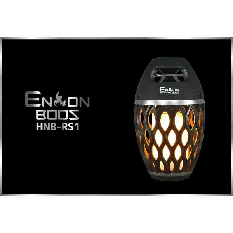 楽天市場】ホノベ電気 Bluetoothスピーカー 炎音 えんおん ブラック