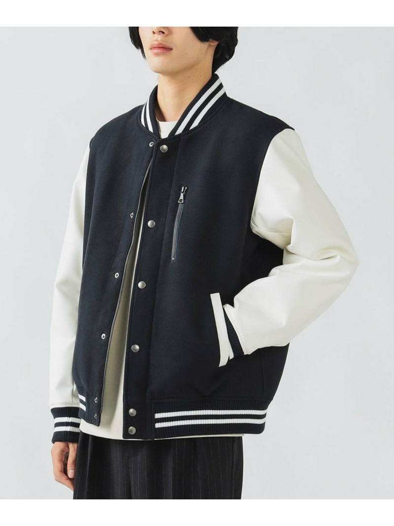 楽天市場】胸ジップ スタジアム ブルゾン 25AW スタジャン BEAMS HEART