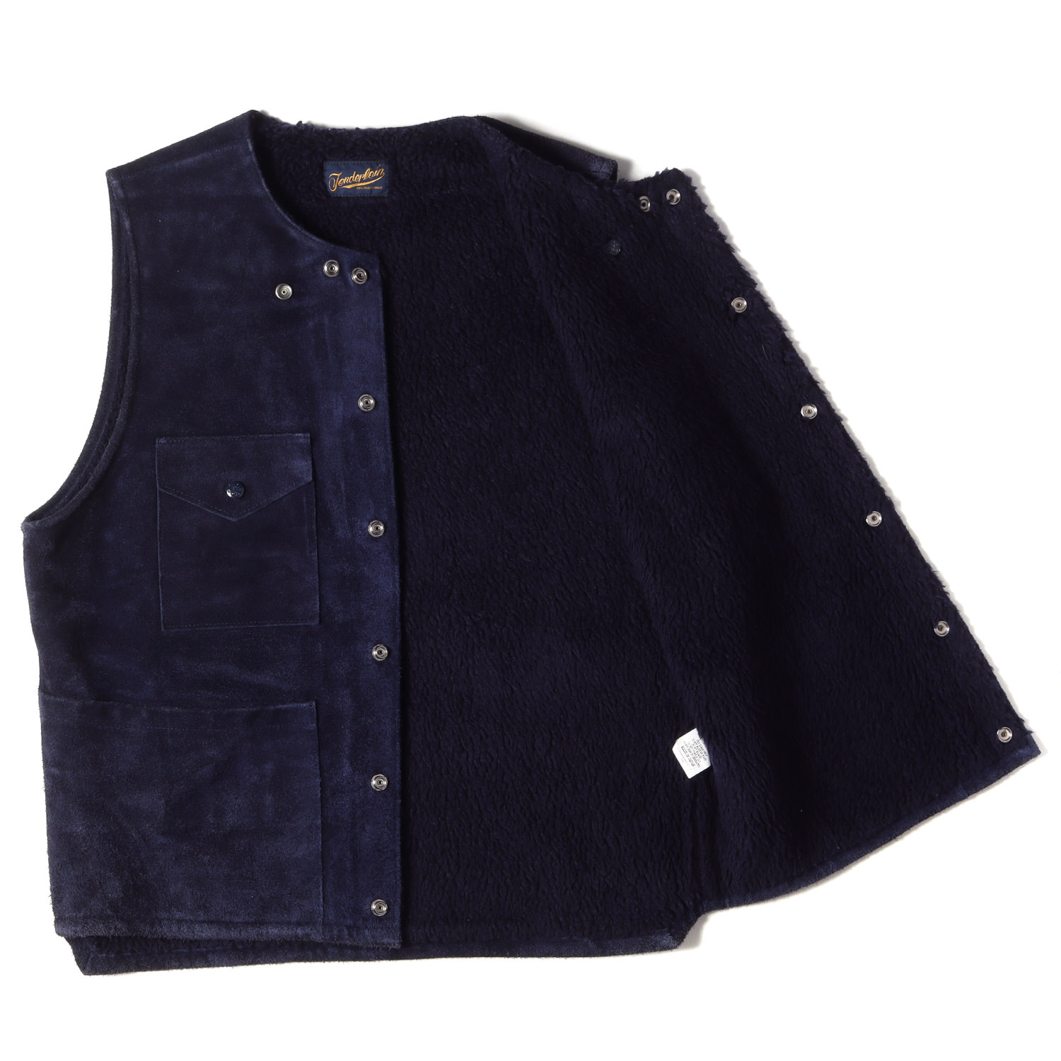 楽天市場】TENDERLOIN テンダーロイン ベスト 裏ボア スウェードレザー