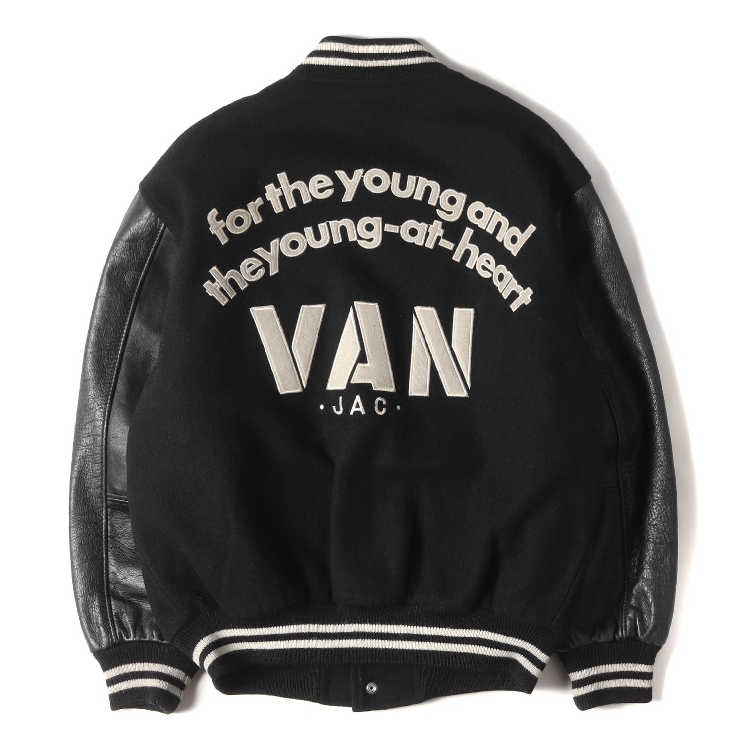 楽天市場】VAN ヴァン ジャケット サイズ:L 80s ワッペン付き 袖レザー