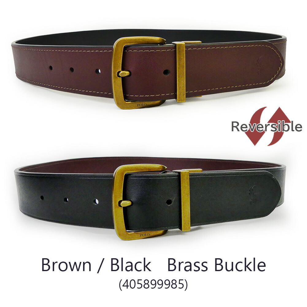 楽天市場】ポロ ラルフローレン メンズ レザー ベルト リバーシブル