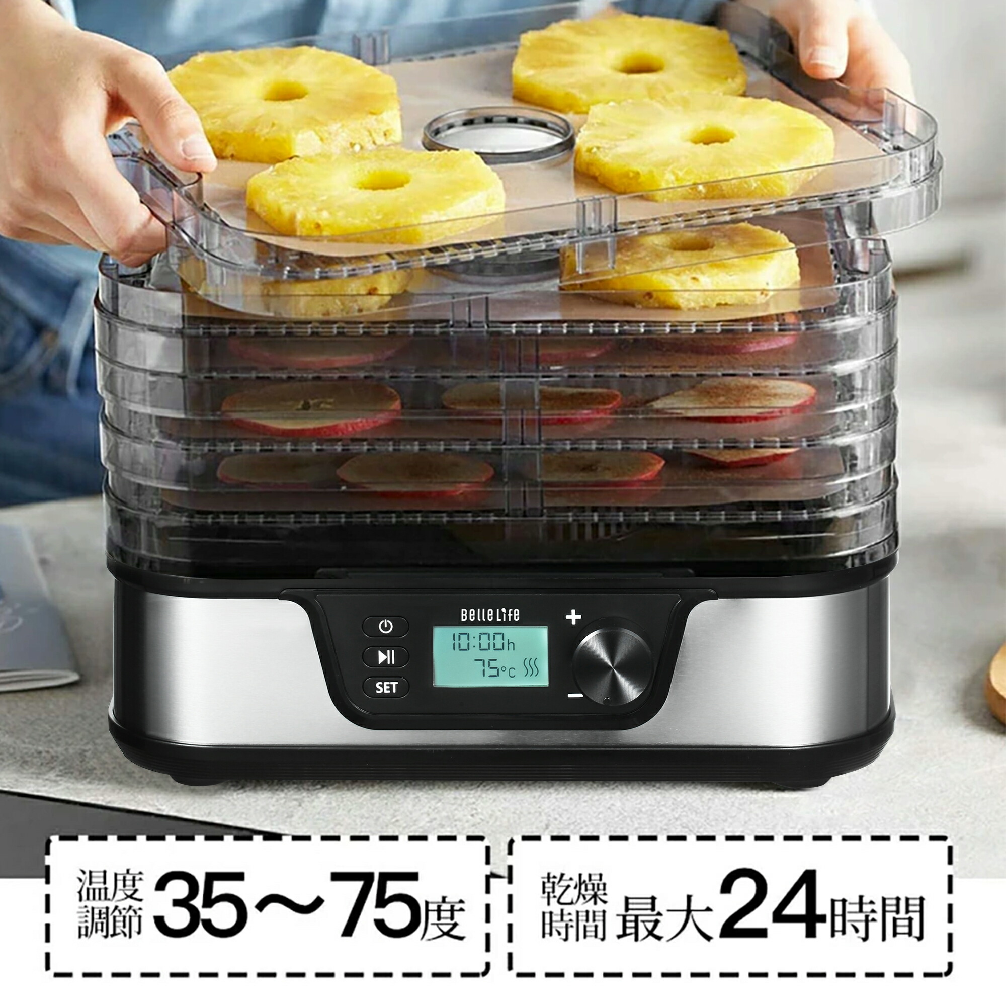 楽天市場】フードドライヤー 食品乾燥機 野菜乾燥 ドライフルーツ